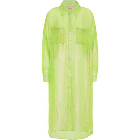 HunkøN Shirt Kjole Grøn, Dame