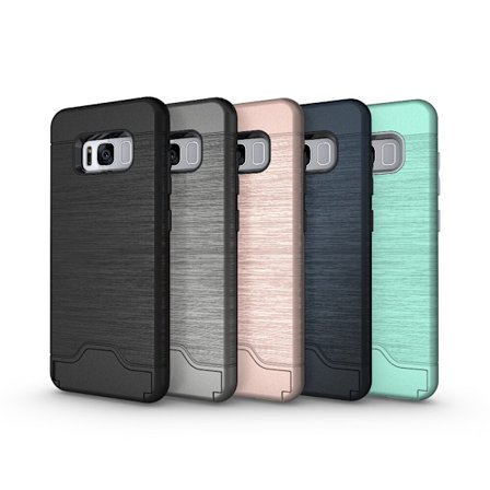 Samsung S8 | Armor skal | Korthållare - fler färger