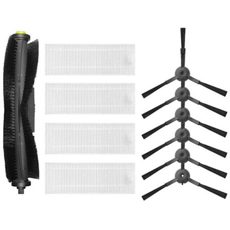 Reservedeler til 360 Robot Vacuum Cleaner S10 X100 Max - Hovedbørste, sidebørste, HEPA-filter