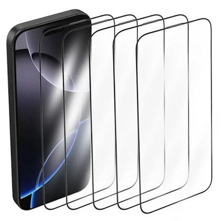 3-5 st Härdat Glas kompatibelt iPhone 16 Pro Max 16e Fullskärmsskydd kompatibelt iPhone 11 12 13 14 15 16 Pro Max Plus Kristall