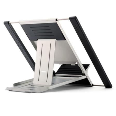 Ergoline Laptopställ Traveler 25x18x1 Cm Silver Och Svart Multifärg