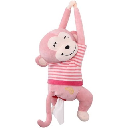 Bil Tissue Box Söt Tissue Box Aplikformad Servetthållare Tissue Dispenser Bil Hängande Tissue Box (Rosa-2) Röd Röd