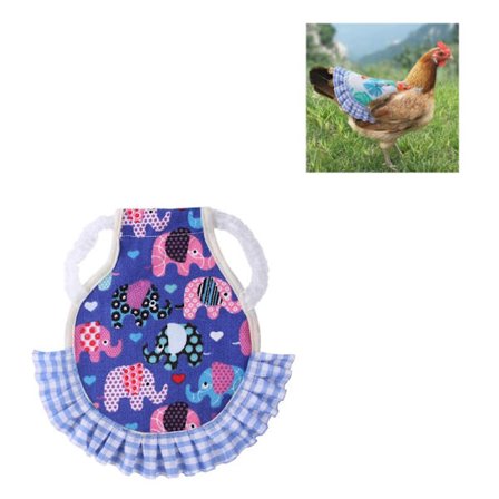 (Farve 4)Høne Sadel Rygbeskytter til Høns Kæledyr Vest Kylling Tøj Fjerkræ Høne Sadel Forklæde Beskyttelse