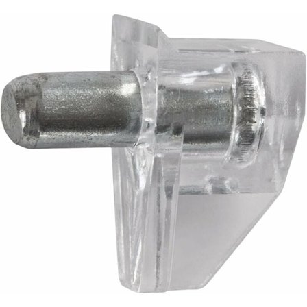 mm hylleknagg – 50 enheter med stålstang med plastbelegg – hylleknagger – hylleknagger – knagger – glasshylleknagg