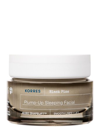KORRES Black Pine Plump-Up Sleeping Facial - Nude - 40 ml