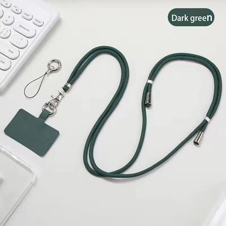 Telefon snor til nakke eller crossbody, justerbar, udvidelig rem, anti-tab, personlig og kreativ, stilfuld kæde telefon cover snor