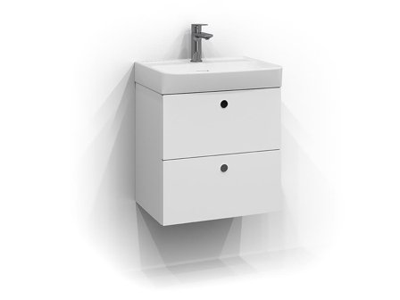 Svedbergs 294450 Tvättställsskåp matt vit, 2 lådor 50 cm, Badrum