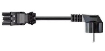 BACHMANN H05VV-F 3G - strømkabel - CEE 7/4 til GST18i3 - 4 m