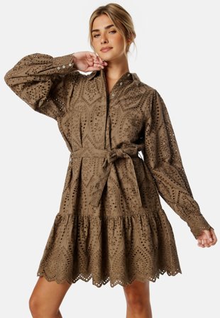 YAS Holi LS Belt Dress Klær