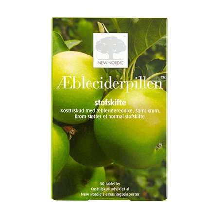 New Nordic Æbleciderpillen 30 tabl., Helse & Madvarer, Kosttilskud, Øvrige Kosttilskud