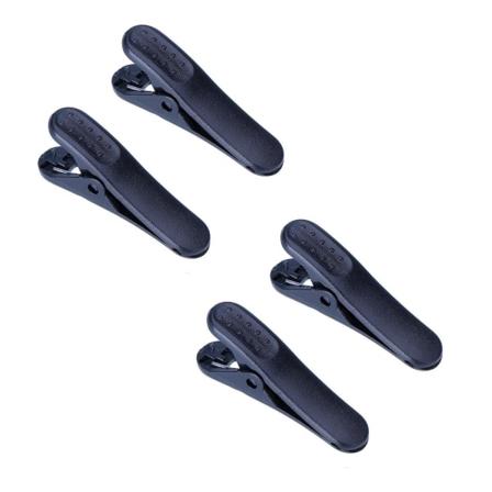 Hållare till hörlurssladd - hörlursklämma - 4-pack - Svart [Larg Black 4 pcs Black (4L)