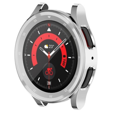Samsung Galaxy Watch 5 Pro skaldesignskydd - Silver