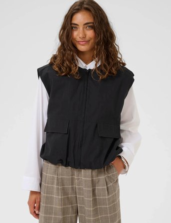 Culture Cucornelie Waistcoat - Black - S