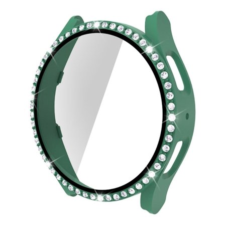 Samsung Galaxy Watch 5 (40mm) rhinestone décor cover with tempered glass - Light Green