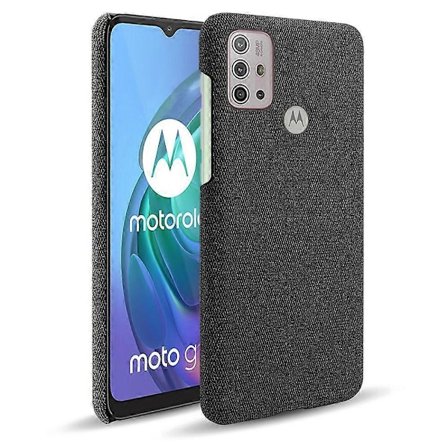 Mobilskal i plast med tygtextur för Motorola Moto G10/G30/G20