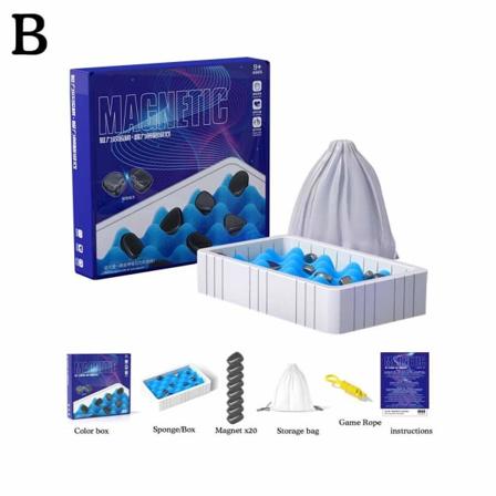 Pussel Magnetisk Effekt Schack Roligt Interaktivt Brädspel Rep Stil B