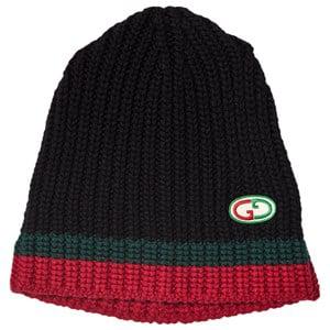 Kids - Gucci Black GG Logo Beanie S (50cm) - Headwear - S (50cm) - Black