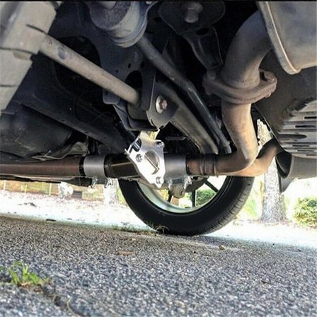 2.5in/63mm Elektrisk Udstødningsventil Kontrol Motor Cut Out Kit med Manuel Kontakt Universal Elektrisk Udstødnings Cut Out