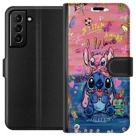 Samsung Galaxy S21+ 5G Lommeboketui Stitch kunst