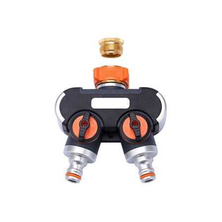 Havevandhanefordeler, Y-forbindelse, 3/4" til tilslutning af 2 enheder, D