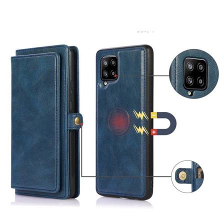 TG Tänkvärt 2-i-1 Plånboksfodral - Samsung Galaxy A42 Mörkblå