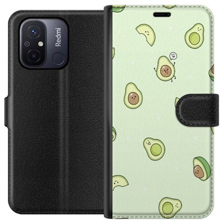 Kompatibelt Plånboksfodral till Xiaomi Xiaomi Redmi 12C Avocado Mönster
