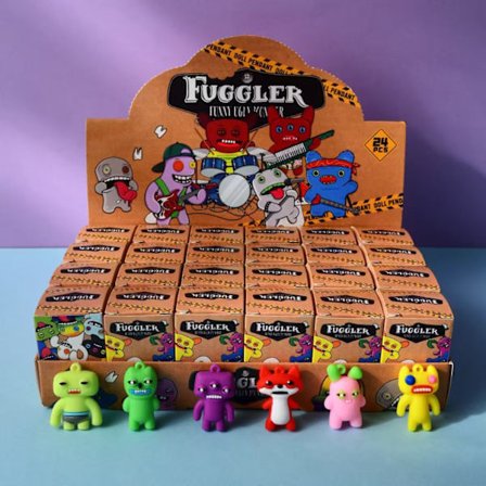Sød Monster Vedhæng Nøglering Dukke Blind Box (24-pak)