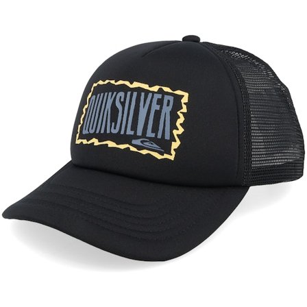 Kinder Quiksilver - Schwarz trucker Cap - Kinder Vermin Pack Kinder True Black Trucker @ Hatstore
