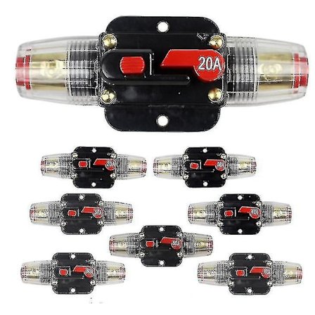 Automatisk Strømbryter Reset Sikring Inverter Sikringsholder Inline Sikringsblokk 20-100 Amp-50a-