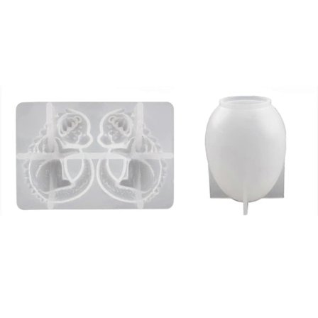 3D Drageæg Silikone Resin Støbeform Sæt, Epoxy Resin Silikoneforme Til Fondant Kagedekoration