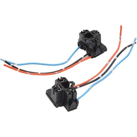 2 stk 3 terminaler Plast frontlyktkontakt H4 Bil Dimlys Kontakt Ledningsnett