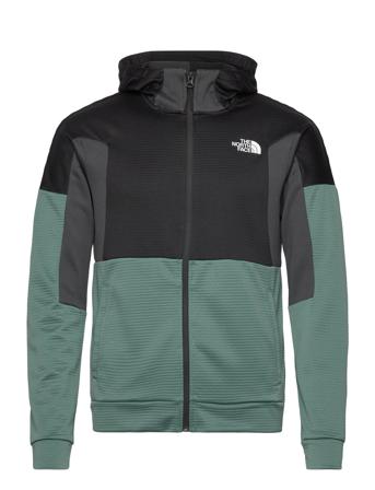 M Ma Full Zip Fleece - Eu Sweat-shirts & Hoodies Fleeces & Midlayers Grønn The North Face*Betinget Tilbud
