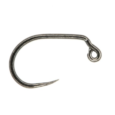 Sprite Hooks Barbless Wide Jig Black Nickel S2400 25-pack - #10