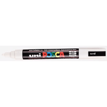 POSCA White Medium Bullet Tip Marker