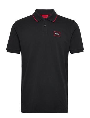 Demlock Polos Short-sleeved Svart HUGO