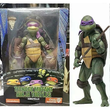 Neca Ninja Turtles Anime Figur Tmnt Action Figur 1990 Filmversion Limited Edition Barnleksaker Rumsdekoration Födelsedagspresent