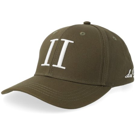 Les Deux - Zelená adjustable Kšiltovka - Encore Organic Baseball Cap Olive Night Green Adjustable @ Hatstore