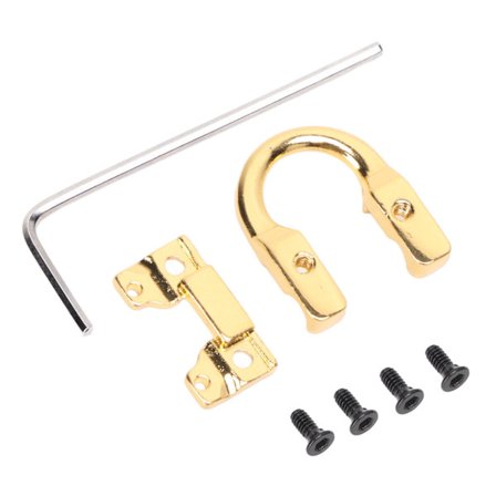 Kultainen jousiammunta metallinen D-lenkki U-muotoinen rengas metsästykseen, tähtäämiseen, ammunnan suojavaruste