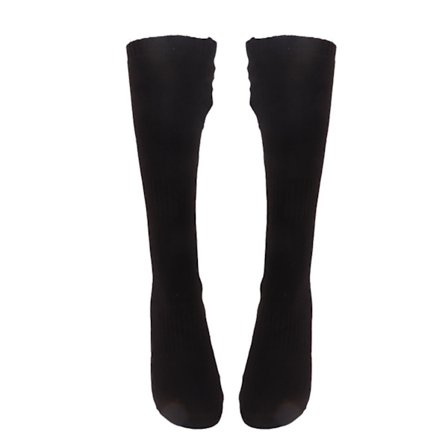 Genopladelige Opvarmede Sokker Vandtætte Vaskbare 3 Hastigheds Temperaturkontrol til Skiløb Jagt Sort