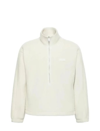 Calvin Klein | Polar Fleece Rib Mock Neck Qtr Z | S