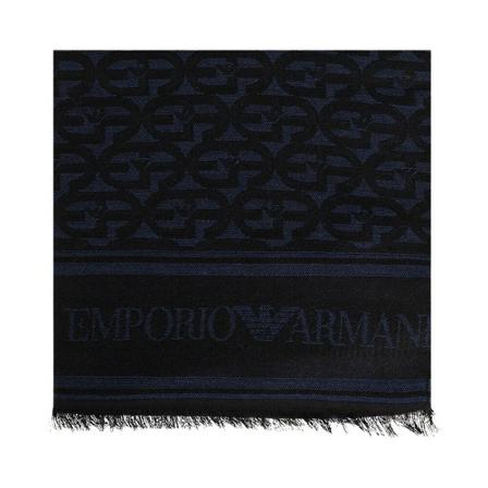 Emporio Armani Halstørklæde Blå, Herre Halstørklæder og Tørklæder, Størrelse: ONE Size