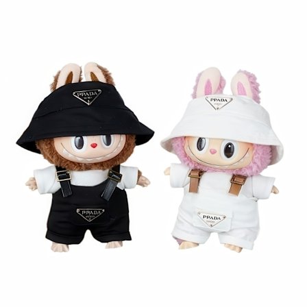 Klær til Monsterdukke optill 17cm / Dukkeklær Sett – Seler & Hatt PPADA