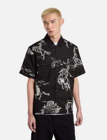 Dickies Savage Work Shirt - Black - S