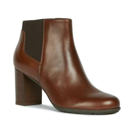 Geox D New Annya B Ankle Støvler Brun, Dame, Størrelse: 38 EU