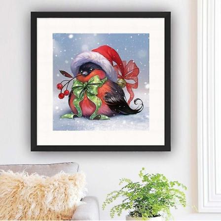 30x30cm DIY Timanttimaalaus Joulu Koti Olohuone