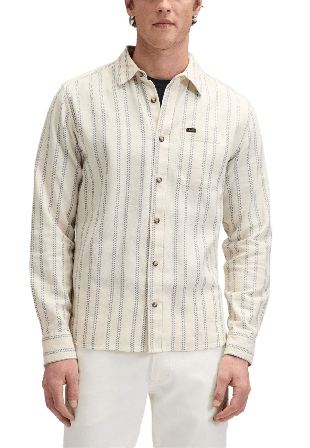 Lee Leesure Shirt Skjortor Herr Blå S