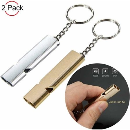 Tuomarin pilli, selviytymispilli, lapsen pilli, kaksoismetalliputket korkea D