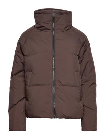 Slfdaisy Down Jacket Brown Selected Femme