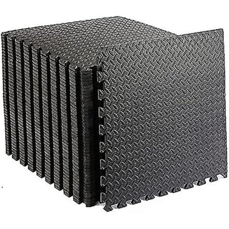 10 stk Treningsmatte Gymmatte Ekstra Tykke Sammenkoblingsbare Skumgulvmatter Store Gymgulv Treningsmatter Gymgulv Myk Gulvmatte