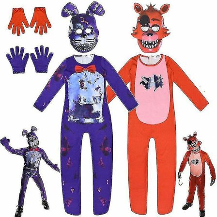 Five Nights At Freddys Bonnie Cosplay Kostyme Barn-WELLNGS